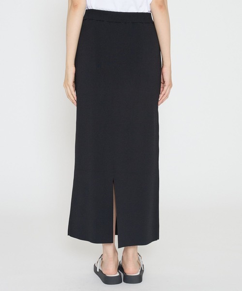 saloon（サルーン）の「SALOON(サルーン)/ニットIラインスカート【手洗い可】セットアップ可（スカート・レディース・ブラウン/ブラック・FREE）」の21枚目の写真