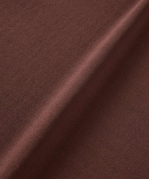 saloon（サルーン）の「SALOON(サルーン)/ニットIラインスカート【手洗い可】セットアップ可（スカート・レディース・ブラウン/ブラック・FREE）」の15枚目の写真