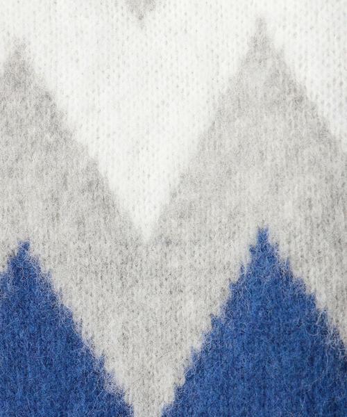 HOWLIN by Morrison(ハウリンバイモリソン)の「<HOWLIN by Morrison> SAFAI KNIT/ニット◆(ニット/セーター・メンズ・ロイヤルブルー/ネイビー・MEDIUM/SMALL)」の9枚目の写真