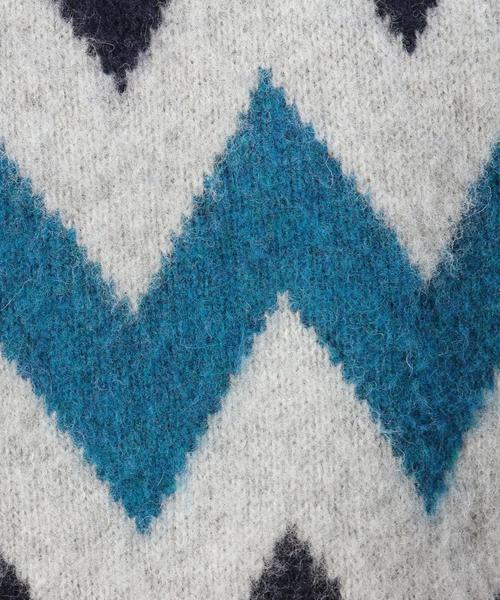 HOWLIN by Morrison(ハウリンバイモリソン)の「<HOWLIN by Morrison> SAFAI KNIT/ニット◆(ニット/セーター・メンズ・ロイヤルブルー/ネイビー・MEDIUM/SMALL)」の11枚目の写真