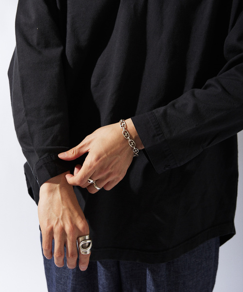 ARMY TWILL（アーミーツイル）の「ARMY TWILL / アーミーツイル 別注 ヘンリーネック ロングスリーブTシャツ（Tシャツ/カットソー・メンズ・ホワイト/ベージュ/ブラック・LARGE/MEDIUM）」の11枚目の写真