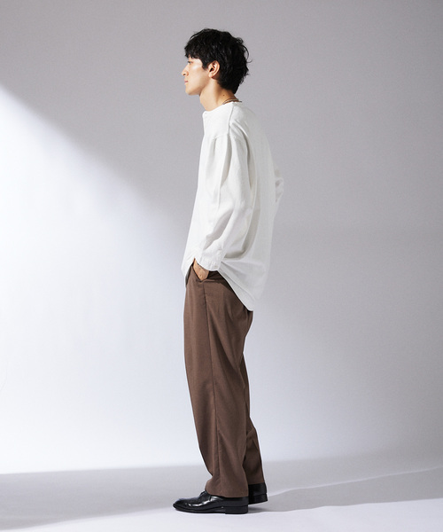 ARMY TWILL（アーミーツイル）の「ARMY TWILL / アーミーツイル 別注 ヘンリーネック ロングスリーブTシャツ（Tシャツ/カットソー・メンズ・ホワイト/ベージュ/ブラック・LARGE/MEDIUM）」の16枚目の写真