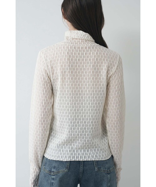 Limue（リミュ）の「カットレーストップス（Tシャツ/カットソー・レディース・イエロー/アイボリー/ブラック・FREE）」の7枚目の写真