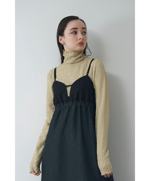 Limue（リミュ）の「カットレーストップス（Tシャツ/カットソー・レディース・イエロー/アイボリー/ブラック・FREE）」の18枚目の写真