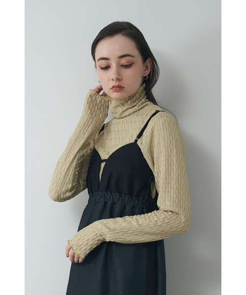 Limue（リミュ）の「カットレーストップス（Tシャツ/カットソー・レディース・イエロー/アイボリー/ブラック・FREE）」の20枚目の写真