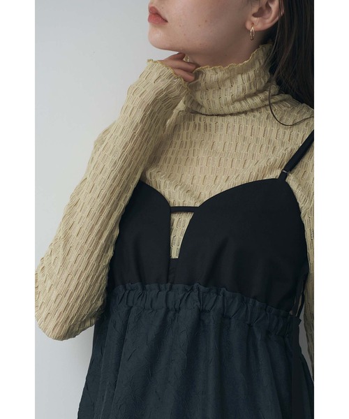 Limue（リミュ）の「カットレーストップス（Tシャツ/カットソー・レディース・イエロー/アイボリー/ブラック・FREE）」の21枚目の写真