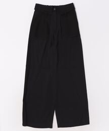 WAIST DESIGN SHEER TUCK PANTS