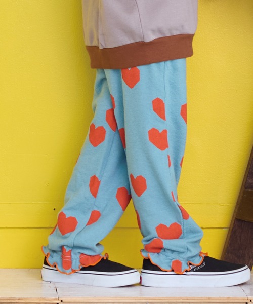 HOGAN RANCH WEAR（ホーガンランチウエア）の「パイルキャンディロングパンツ（その他パンツ・キッズ・ミント/グリーン/ピンク/レッド/ライトブルー/オフホワイト・80/90/100/110/120）」の6枚目の写真