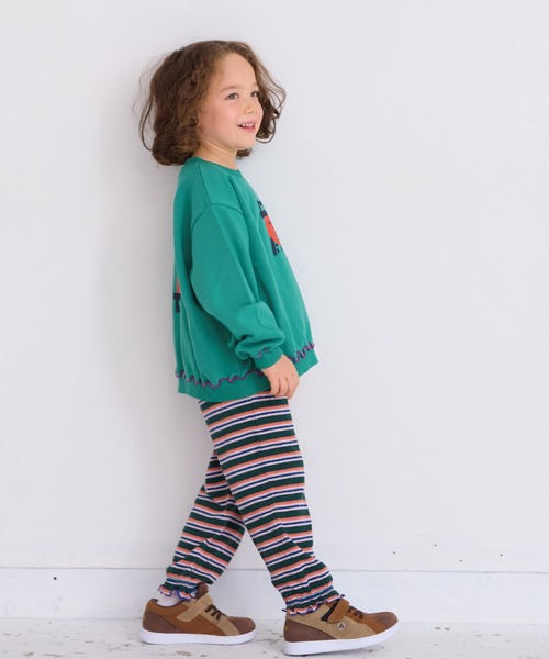 HOGAN RANCH WEAR（ホーガンランチウエア）の「パイルキャンディロングパンツ（その他パンツ・キッズ・ミント/グリーン/ピンク/レッド/ライトブルー/オフホワイト・80/90/100/110/120）」の10枚目の写真