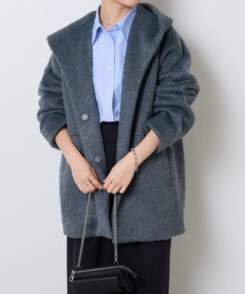 COLLAGE GALLARDAGALANTE 美品 シャギーコート ベージュ COLLAGE GALLARDAGALANTE（コラージュガリャルダガランテ）の