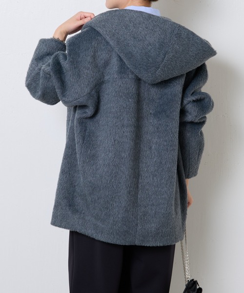 COLLAGE GALLARDAGALANTE 美品 シャギーコート ベージュ COLLAGE GALLARDAGALANTE（コラージュガリャルダガランテ）の