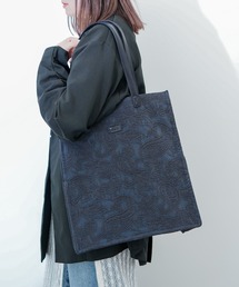 【Ungrid/アングリッド】 ペイズリー柄エンボス トートバッグ