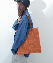 【Ungrid/アングリッド】 ペイズリー柄エンボス トートバッグ