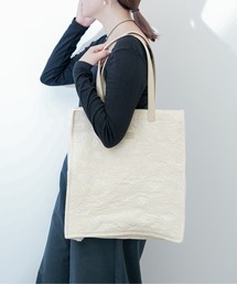 【Ungrid/アングリッド】 ペイズリー柄エンボス トートバッグ