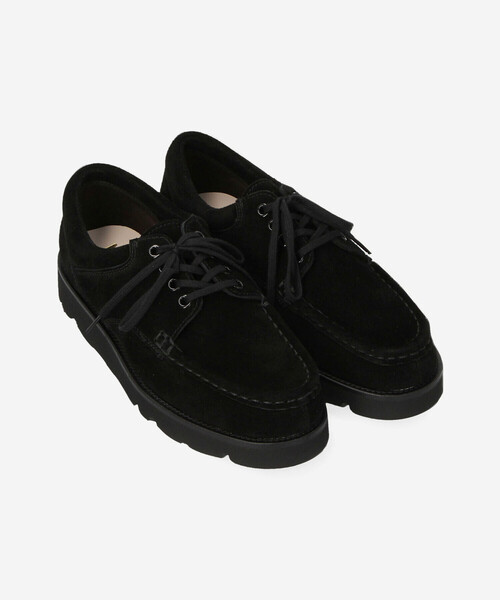 Bshop(ビショップ)の「Marbot | 〈別注〉モカシンシューズ WOMEN(モカシン/デッキシューズ・レディース・ダークグレー/ブラック・38/37/36)」の2枚目の写真