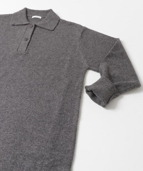 ITEMS URBANRESEARCH（アイテムズ アーバンリサーチ）の「ポロニットワンピース（ワンピース・レディース・ベージュ/グレー・FREE）」の17枚目の写真