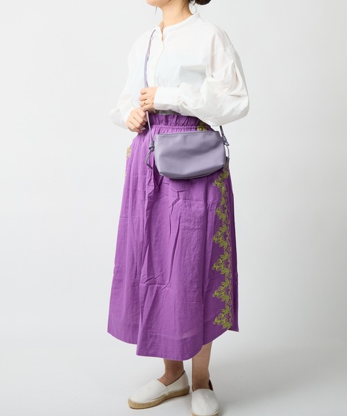 salle de bal（サルデバル）の「エコレザー ミニ ショルダーバッグ SDI 622 08812347（ショルダーバッグ・レディース・グレイッシュベージュ/グレー/ラベンダー/シルバー/ブラック・FREE）」の18枚目の写真