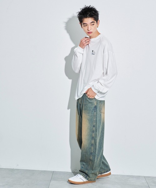 WEGO（ウィゴー）の「WEGO/アニマルワンポイントT（Tシャツ/カットソー・メンズ・ブラック/ダークグリーン/ホワイト系その他/ホワイト・MEDIUM/LARGE）」の15枚目の写真