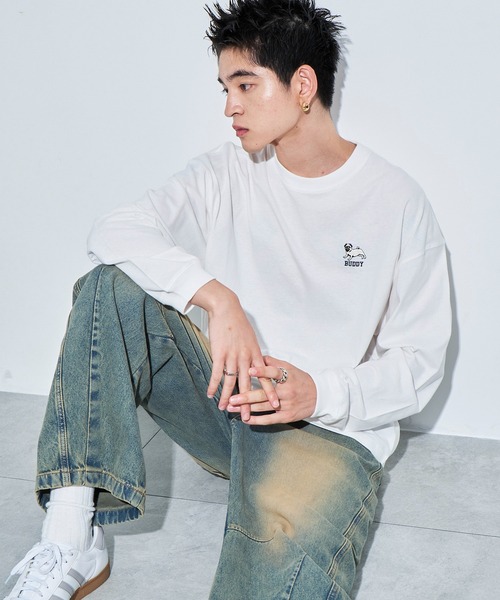 WEGO（ウィゴー）の「WEGO/アニマルワンポイントT（Tシャツ/カットソー・メンズ・ブラック/ダークグリーン/ホワイト系その他/ホワイト・MEDIUM/LARGE）」の20枚目の写真
