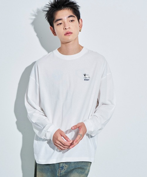 WEGO（ウィゴー）の「WEGO/アニマルワンポイントT（Tシャツ/カットソー・メンズ・ブラック/ダークグリーン/ホワイト系その他/ホワイト・MEDIUM/LARGE）」の21枚目の写真