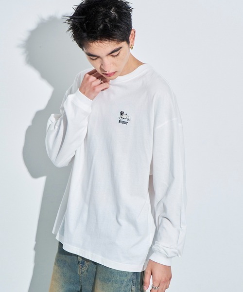 WEGO（ウィゴー）の「WEGO/アニマルワンポイントT（Tシャツ/カットソー・メンズ・ブラック/ダークグリーン/ホワイト系その他/ホワイト・MEDIUM/LARGE）」の22枚目の写真