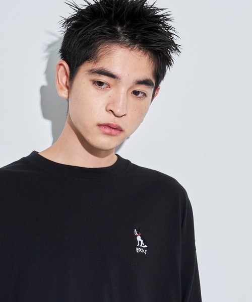 WEGO（ウィゴー）の「WEGO/アニマルワンポイントT（Tシャツ/カットソー・メンズ・ブラック/ダークグリーン/ホワイト系その他/ホワイト・MEDIUM/LARGE）」の6枚目の写真