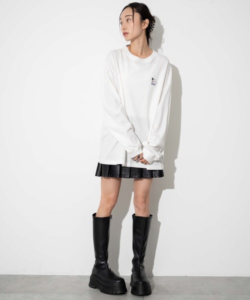 WEGO（ウィゴー）の「WEGO/アニマルワンポイントT（Tシャツ/カットソー・メンズ・ブラック/ダークグリーン/ホワイト系その他/ホワイト・MEDIUM/LARGE）」の7枚目の写真
