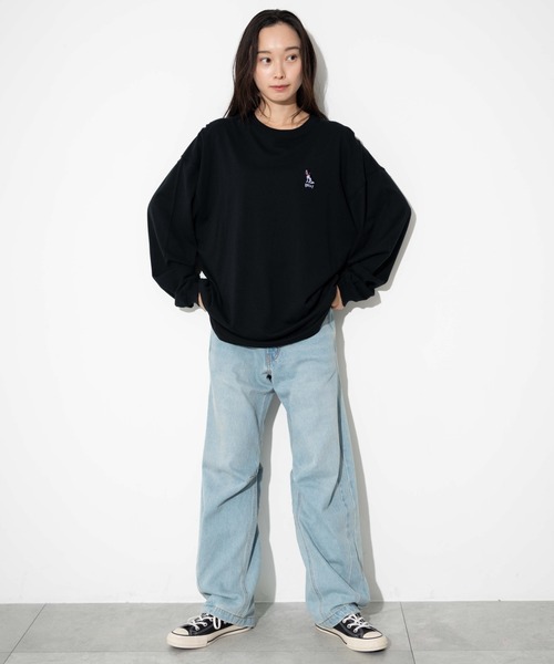 WEGO（ウィゴー）の「WEGO/アニマルワンポイントT（Tシャツ/カットソー・メンズ・ブラック/ダークグリーン/ホワイト系その他/ホワイト・MEDIUM/LARGE）」の14枚目の写真