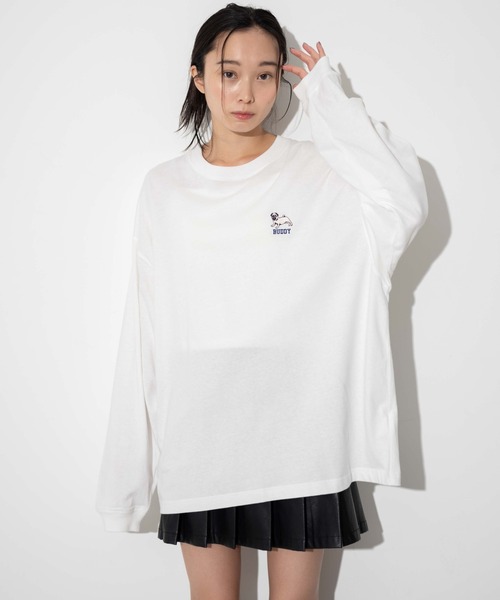 WEGO（ウィゴー）の「WEGO/アニマルワンポイントT（Tシャツ/カットソー・メンズ・ブラック/ダークグリーン/ホワイト系その他/ホワイト・MEDIUM/LARGE）」の9枚目の写真