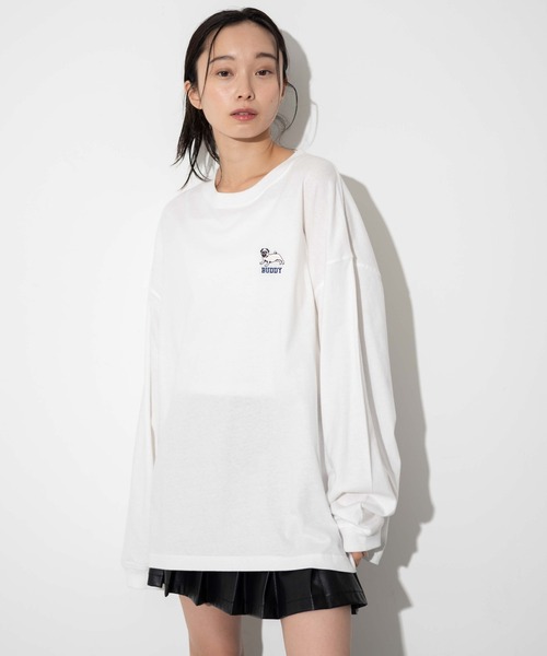 WEGO（ウィゴー）の「WEGO/アニマルワンポイントT（Tシャツ/カットソー・メンズ・ブラック/ダークグリーン/ホワイト系その他/ホワイト・MEDIUM/LARGE）」の10枚目の写真