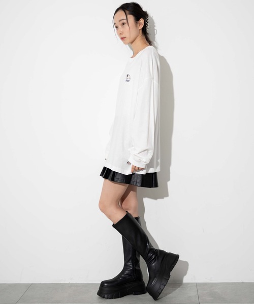 WEGO（ウィゴー）の「WEGO/アニマルワンポイントT（Tシャツ/カットソー・メンズ・ブラック/ダークグリーン/ホワイト系その他/ホワイト・MEDIUM/LARGE）」の11枚目の写真