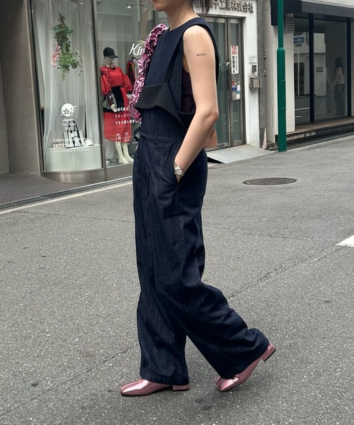 SANSeLF ビスチェ Se フェイクレザービスチェ【SANSeLF】sanwt24a001（ベスト