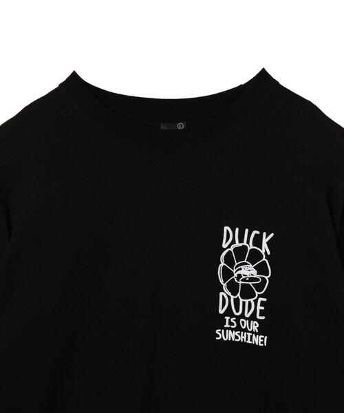 WEGO(ウィゴー)の「WEGO/DUCKDUDE SUNFLOWER ロンT(Tシャツ/カットソー・メンズ・ブラック/ホワイト・MEDIUM/LARGE)」の19枚目の写真