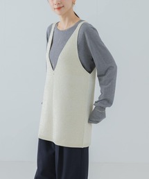 URBAN RESEARCH | チュニックラメニットベスト(ニット/セーター)