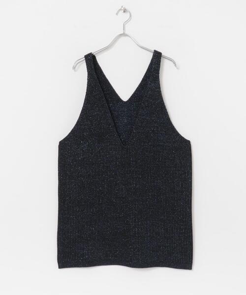 セール】チュニックラメニットベスト（ニット/セーター）｜URBAN