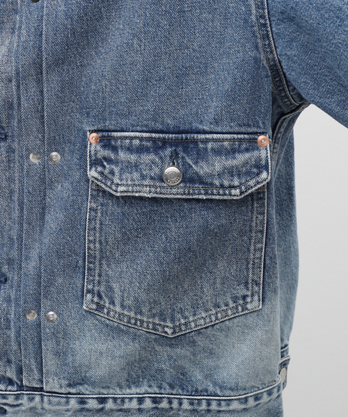 TANAKA（タナカ）の「TANAKA / タナカ NEW CLASSIC JEAN JACKET（デニムジャケット・メンズ・ライトブルー・MEDIUM/LARGE）」の11枚目の写真