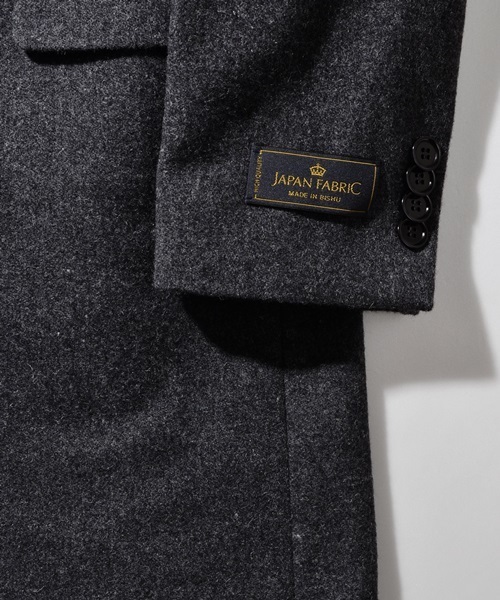 SHIPS JET BLUE（シップスジェットブルー）の「SHIPS JET BLUE: チェスターコート 15FW■（チェスターコート・メンズ・キャメル/ネイビー/チャコールグレー/オリーブ・SMALL/LARGE/MEDIUM/X-LARGE）」の14枚目の写真