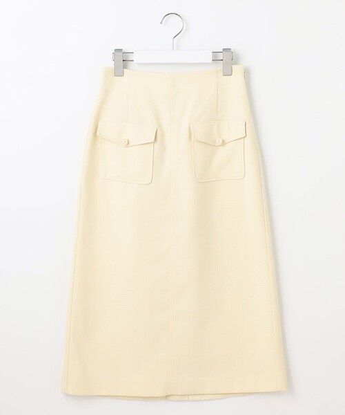 Feroux（フェルゥ）の「【洗える】フラップポケット スカート（スカート・レディース・ピンク系/ダークブラウン系/アイボリー系・1/2）」の20枚目の写真