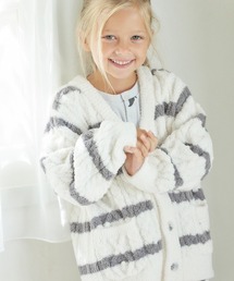 gelato pique（ジェラートピケ）の「【KIDS】ベビモコアランボーダーカーディガン（ルームウェア/パジャマ・キッズ）」