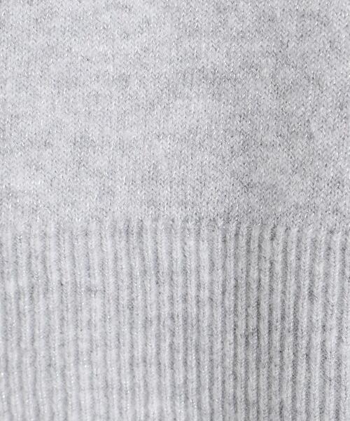 THE SHOP TK （ザ ショップ ティーケー ）の「◆【5カラー展開/洗えるニット】ミックスメランジ×ラメニット（ニット/セーター・レディース・ライトグレー/グリーン/ピンク系/イエロー/ブラック・12/13）」の11枚目の写真