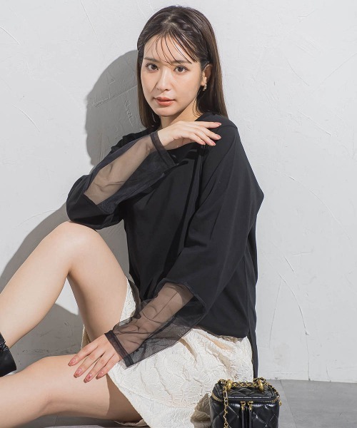 VICKY(ビッキー)の「ふくれジャガードショートパンツ≪手洗い可能≫(その他パンツ・レディース・オフホワイト/ブラック/ベージュ/グリーン・M)」の5枚目の写真