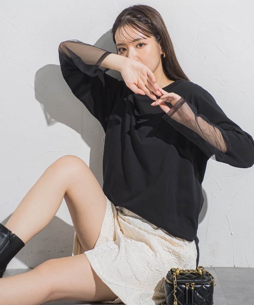 VICKY(ビッキー)の「ふくれジャガードショートパンツ≪手洗い可能≫(その他パンツ・レディース・オフホワイト/ブラック/ベージュ/グリーン・M)」の6枚目の写真
