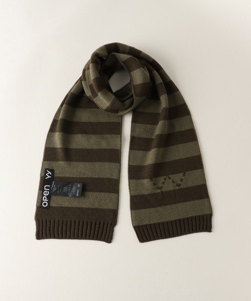 Open yy オープンワイワイ　ニットマフラー セール】【OPEN YY / オープンワイワイ】Accessory YY STRIPE