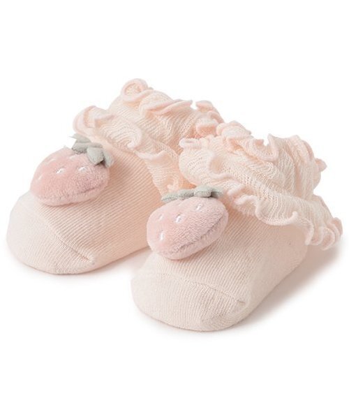 petit main（プティマイン）の「アソートモチーフカップソックス（ベビーシューズ/ベビーソックス・キッズ・アイボリー/ライトピンク/オフホワイト・9-11cm/11-13cm）」の3枚目の写真
