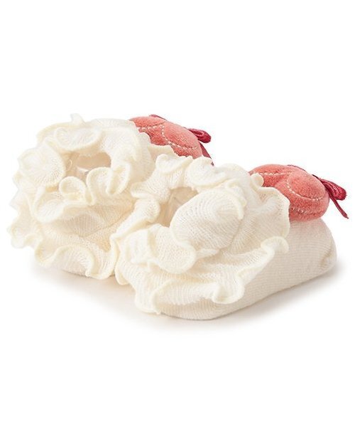 petit main（プティマイン）の「アソートモチーフカップソックス（ベビーシューズ/ベビーソックス・キッズ・アイボリー/ライトピンク/オフホワイト・9-11cm/11-13cm）」の5枚目の写真