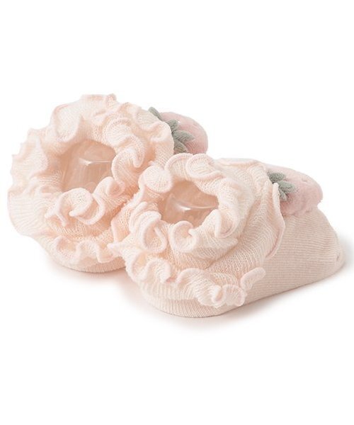 petit main（プティマイン）の「アソートモチーフカップソックス（ベビーシューズ/ベビーソックス・キッズ・アイボリー/ライトピンク/オフホワイト・9-11cm/11-13cm）」の6枚目の写真