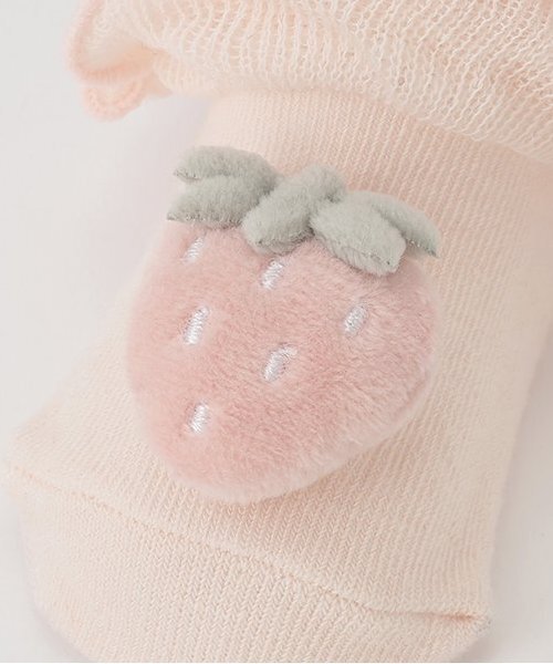 petit main（プティマイン）の「アソートモチーフカップソックス（ベビーシューズ/ベビーソックス・キッズ・アイボリー/ライトピンク/オフホワイト・9-11cm/11-13cm）」の10枚目の写真