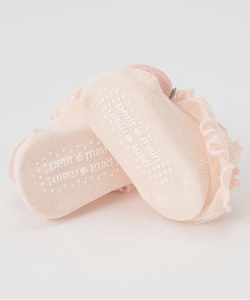petit main（プティマイン）の「アソートモチーフカップソックス（ベビーシューズ/ベビーソックス・キッズ・アイボリー/ライトピンク/オフホワイト・9-11cm/11-13cm）」の11枚目の写真