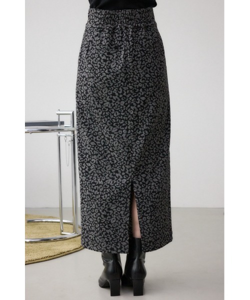 AZUL by moussy（アズールバイマウジー）の「レオパードジャガードタイトスカート（スカート・レディース・ブラック系その他/ブラウン系その他・SMALL/MEDIUM）」の8枚目の写真