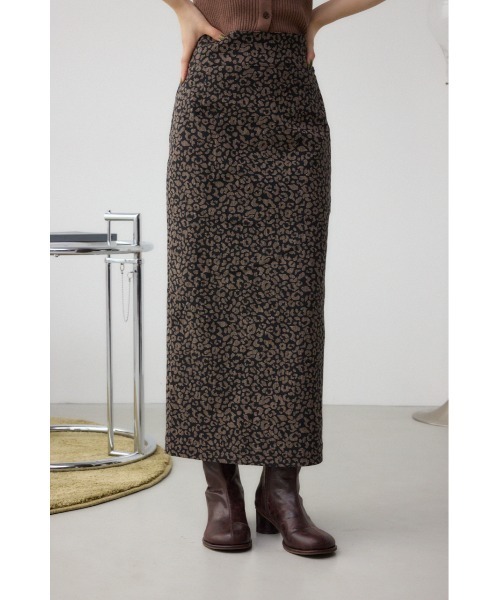 AZUL by moussy（アズールバイマウジー）の「レオパードジャガードタイトスカート（スカート・レディース・ブラック系その他/ブラウン系その他・SMALL/MEDIUM）」の13枚目の写真